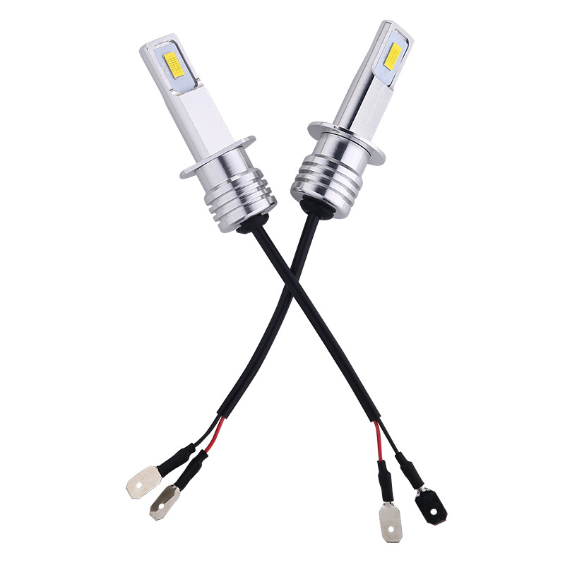 2Gb H1 H3 H7 LED automašīnas priekšējo lukturu spuldze Mini 80W 20000LM CSP Automašīnas priekšējo lukturu gaismai Auto Diode miglas lukturi 12V 6000K Automobile