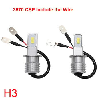 2 τεμ. H7 LED Headlight Bulbs SH1 H3 H11 H4 H6 20000LM 12V 6000K Auto LED Headfamp IP68 Conversion Hi/Lo Beam Kit Φως οδήγησης