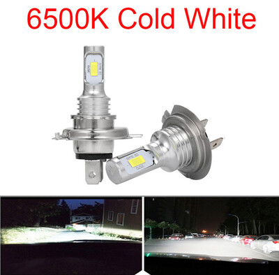 2 buc. Becuri faruri LED H7 SH1 H3 H11 H4 H6 20000LM 12V 6000K Far auto LED IP68 Conversie Hi/Lo Beam Kit Lumină de conducere
