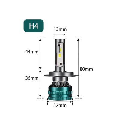 Canbus автомобилни LED фарове H4 LED H7 LED H8 H9 H11 H1 9005 HB3 9006 HB4 Auto LED лампа Крушка за мъгла CSP чип 300W 80000LM 6000K 12V