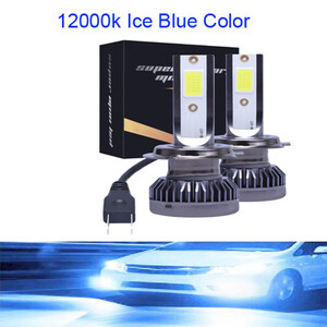 2 buc. Becuri LED H7 H1 H3 pentru faruri auto 6000LM 80W Mini H4 H8 H9 H11 Kit faruri 9005 HB3 9006 HB4 Lămpi de ceață auto 6000K 12V