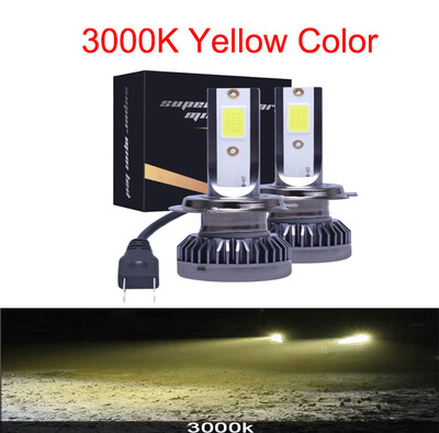 2 buc. Becuri LED H7 H1 H3 pentru faruri auto 6000LM 80W Mini H4 H8 H9 H11 Kit faruri 9005 HB3 9006 HB4 Lămpi de ceață auto 6000K 12V