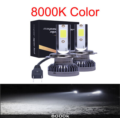 2 buc. Becuri LED H7 H1 H3 pentru faruri auto 6000LM 80W Mini H4 H8 H9 H11 Kit faruri 9005 HB3 9006 HB4 Lămpi de ceață auto 6000K 12V