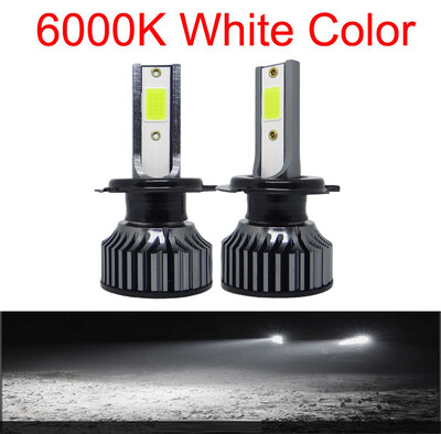 2 buc LED far masina 20000LM 4500K 6000K 8000K 3000K lamaie HB4 9005 9006 H3 H1 H7 H4 H11 9012 bec cu led faruri de ceata auto