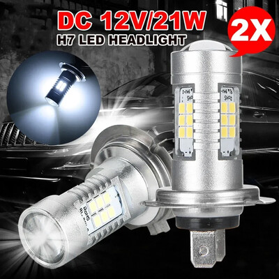 ÚJ 2 DB H7 H4 LED fényszóró izzók Távolsági tompított fény 6000K Super White Lights Autó Ködlámpa Auto DRL Cob Chips 12V 24V 110W