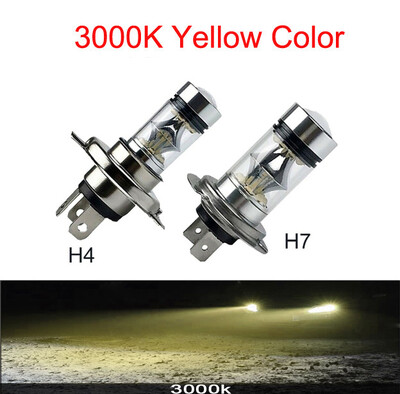 2Gb LED H4 H7 auto priekšējais lukturis H11 H8 H9 H10 H1 H3 auto miglas lukturu spuldzes 9005 9006 auto braukšanas gaitas lukturi 12000LM 80W 12V