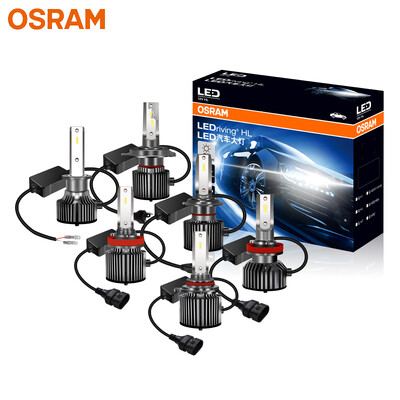 OSRAM LEDriving YLZ HL H7 H4 LED autós fényszóró H1 H8 H11 H16 HB3 HB4 HIR2 9012 12V 6000K szuper fényes fehér lámpák automatikus izzó 2db