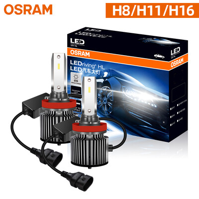 OSRAM LEDriving YLZ HL H7 H4 LED automobilio priekinis žibintas H1 H8 H11 H16 HB3 HB4 HIR2 9012 12V 6000K Super Bright White Lemps Auto lemputė 2vnt