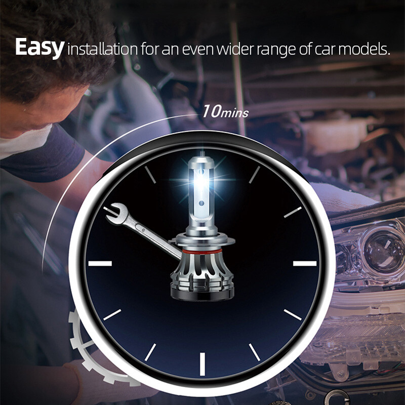 OSRAM LEDriving YLZ HL H7 H4 LED automobilio priekinis žibintas H1 H8 H11 H16 HB3 HB4 HIR2 9012 12V 6000K Super Bright White Lemps Auto lemputė 2vnt