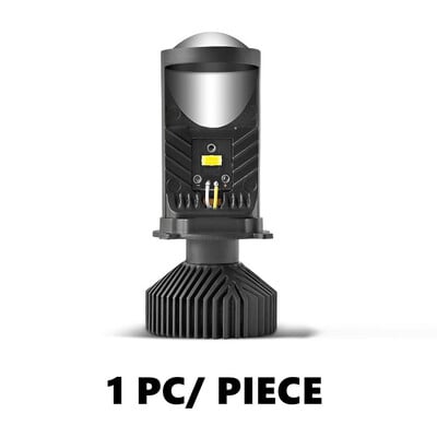 Y6 Turbo Ventilators H4 LED priekšējie lukturi Auto H4 Mini projektora objektīvs 6000K Super Bright 20000LM Hi Lo Beam spuldze LED gaismas automašīnas gaismas lampa
