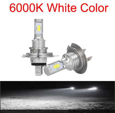 2Gb CSP 12000LM H7 H4 H11 LED automašīnas priekšējais lukturis 80W lieljaudas H1 H8 H9 HB4 HB3 9005 9006 881 H27 turbolampa 6000K balta automašīnas gaisma