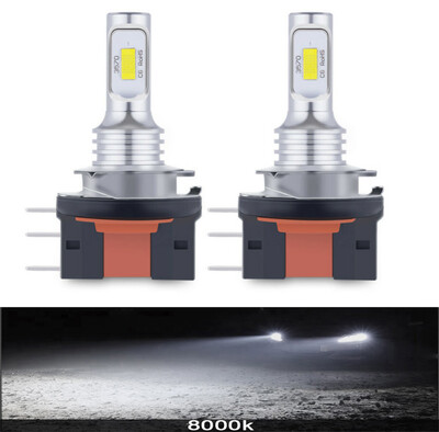 30000LM H15 H11B LED spuldze Canbus CSP Automašīnas priekšējo lukturu tālās gaismas dienas gaitas gaitas gaismas auto lukturis priekš VW Audi BMW 6000K White 12V
