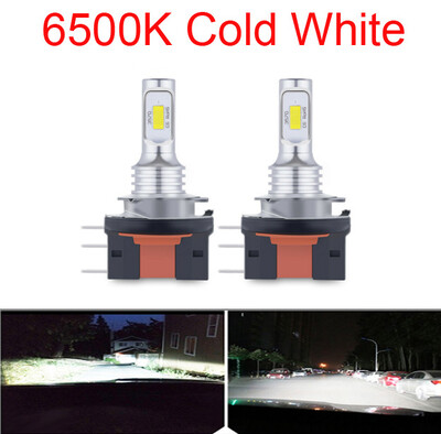 30000LM H15 H11B LED spuldze Canbus CSP Automašīnas priekšējo lukturu tālās gaismas dienas gaitas gaitas gaismas auto lukturis priekš VW Audi BMW 6000K White 12V