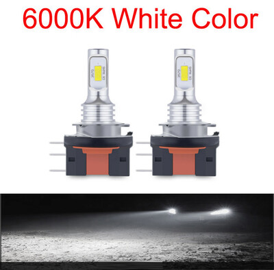 30000LM H15 H11B LED spuldze Canbus CSP Automašīnas priekšējo lukturu tālās gaismas dienas gaitas gaitas gaismas auto lukturis priekš VW Audi BMW 6000K White 12V