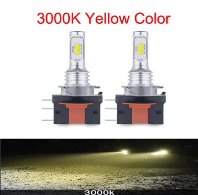 30000LM H15 H11B LED spuldze Canbus CSP Automašīnas priekšējo lukturu tālās gaismas dienas gaitas gaitas gaismas auto lukturis priekš VW Audi BMW 6000K White 12V