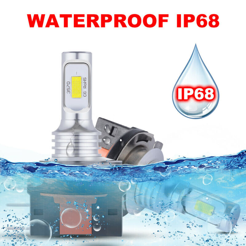 30000LM H15 H11B LED lemputė Canbus CSP automobilio priekinių žibintų tolimųjų šviesų dienos važiavimo žibintų automatinė lemputė, skirta VW Audi BMW 6000K balta 12V