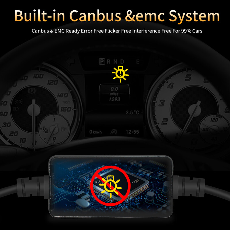 „Canbus“ automobilio LED priekinis žibintas H4 LED H7 LED H8 H9 H11 H1 9005 HB3 9006 HB4 Auto LED lempos rūko lemputė CSP mikroschema 300W 30000LM 6000K 12V