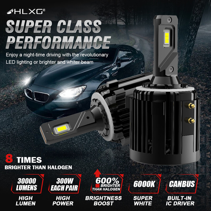 H7 Led Canbus H15 LED skirtas Volkswagen 30000LM Tolimųjų šviesų DRL Dienos žibintai 300W Automobilio Auto LED priekinių žibintų lemputė Audi Golf VW