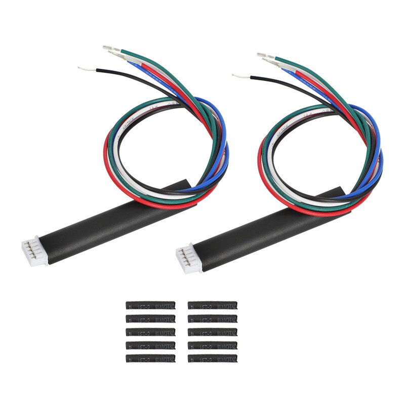 2 5 laidų greitojo prijungimo adapteriai, skirti Gibson valdymo plokštės PCB paėmimo laido jungties kištukui