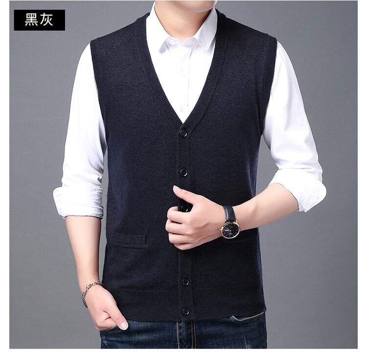 Διασυνοριακή φθινοπωρινή και χειμερινή μάλλινη ζακέτα ανδρική ζακέτα μεσήλικας και ηλικιωμένος μπαμπάς μάλλινη ζακέτα ανοιχτή ζακέτα δακτύλων