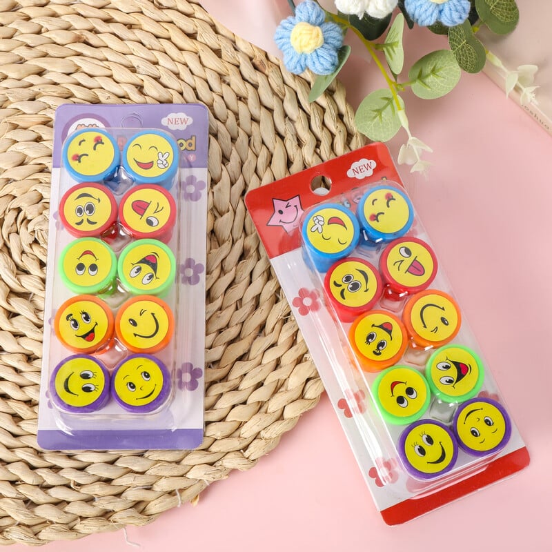 Pārrobežu dažādi raksti 10 kartīšu zīmogi, bērnu zīmogi, multfilmu zīmogi, multfilmu raksti, fiksēti zīmējumi