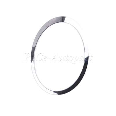 Για Mini For Cooper F55 F56 F57 2014-2021 Γυαλιστερό μαύρο/Ασημί επιμεταλλωμένο Δαχτυλίδι Προβολέων Περιμετρικό Κάλυμμα Περιβάλλοντος 51137300631