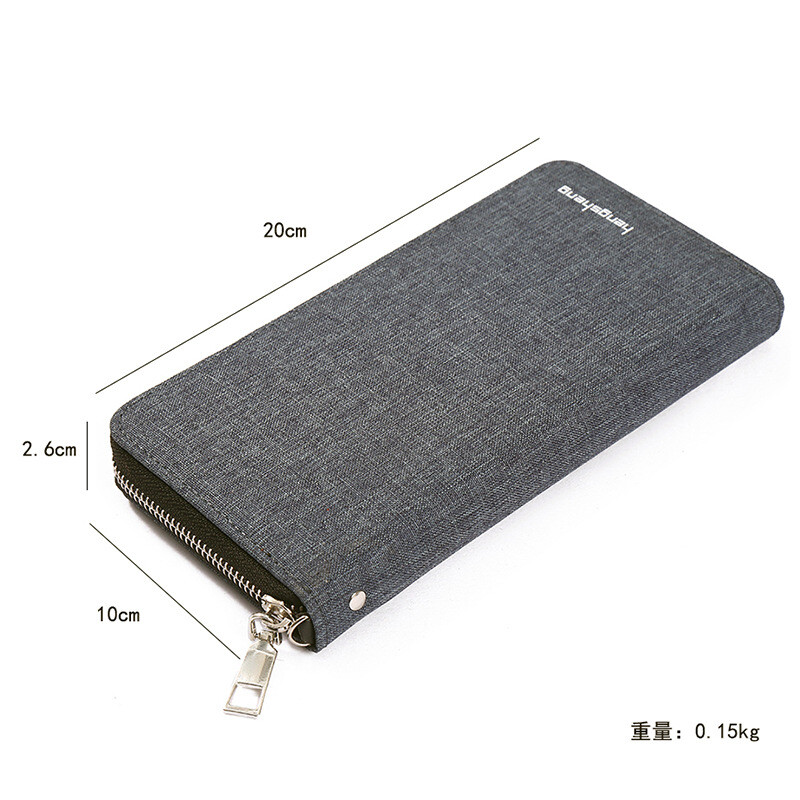 Krepšys su užtrauktuku Vyriška piniginė Vyriška piniginė ilga grandinėlė nuo vagystės sankabos krepšys „Viskas viename“ drobinis krepšys