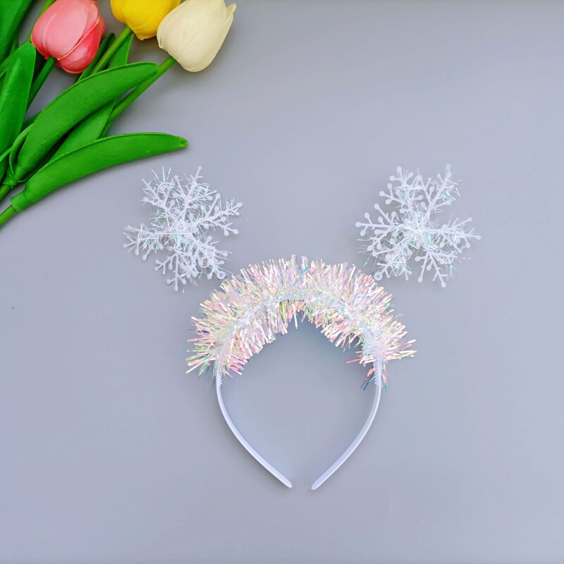 Vislabāk pārdotā bērnu sniegpārsla matu stīpa un jauka galvas poga