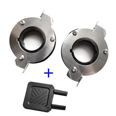 NHAUTP 3vnt./komplektas H7 LED adapterio laikiklis skirtas Mercedes Benz BMW Buick VW Tiguan Jetta Polo Magotan Bora priekinių žibintų lemputėms + montavimo raktui