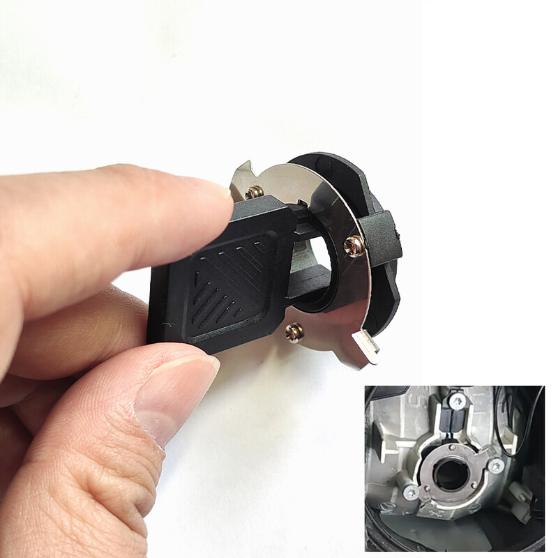 NHAUTP 3vnt./komplektas H7 LED adapterio laikiklis skirtas Mercedes Benz BMW Buick VW Tiguan Jetta Polo Magotan Bora priekinių žibintų lemputėms + montavimo raktui