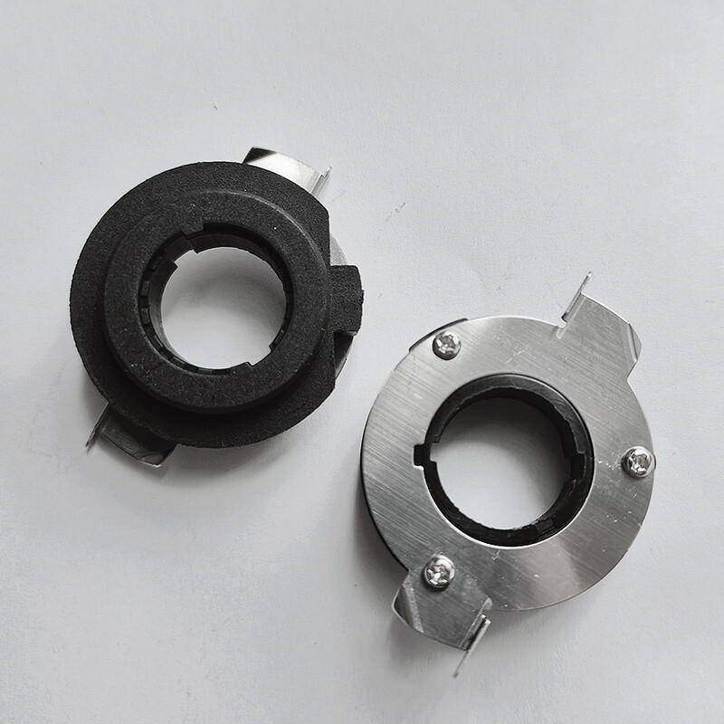 NHAUTP 3vnt./komplektas H7 LED adapterio laikiklis skirtas Mercedes Benz BMW Buick VW Tiguan Jetta Polo Magotan Bora priekinių žibintų lemputėms + montavimo raktui