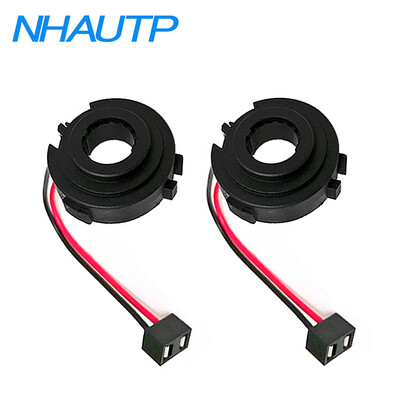 NHAUTP 2Gb H7 LED ligzdu adapteri Golf 7 MK7 MK6 Tiguan Sharan Multivan Touran Scirocco Passat B7 priekšējo lukturu pamatņu stiprinājumi