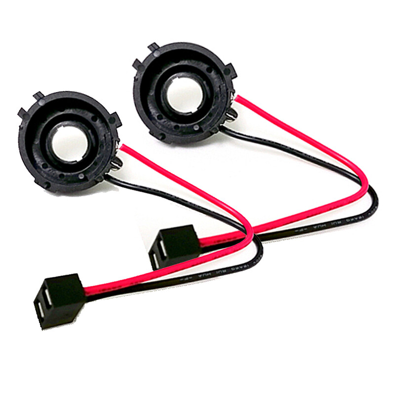 NHAUTP 2Gb H7 LED ligzdu adapteri Golf 7 MK7 MK6 Tiguan Sharan Multivan Touran Scirocco Passat B7 priekšējo lukturu pamatņu stiprinājumi