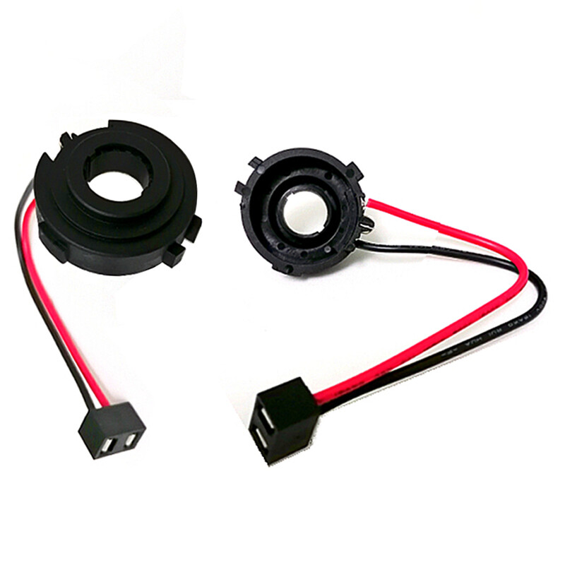 NHAUTP 2Gb H7 LED ligzdu adapteri Golf 7 MK7 MK6 Tiguan Sharan Multivan Touran Scirocco Passat B7 priekšējo lukturu pamatņu stiprinājumi