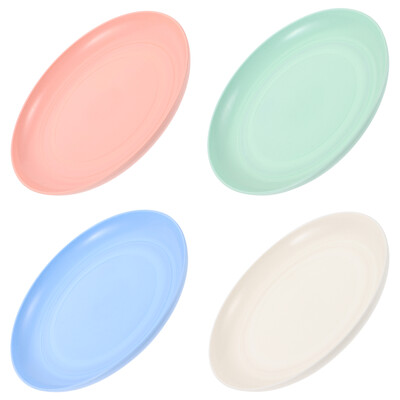 4 buc Tavi pentru mancare pentru pisici Vase pentru animale de companie Vase rotunde cu apa putin adanca si pentru pisici de interior