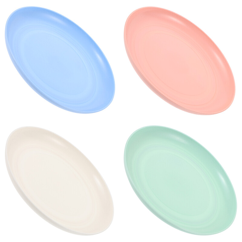 4 buc Tavi pentru mancare pentru pisici Vase pentru animale de companie Vase rotunde cu apa putin adanca si pentru pisici de interior