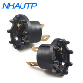 NHAUTP 1 pereche de suport de bază adaptor pentru lampă cu halogen originală H7 pentru becuri de faruri Mazda 3 5 323 Kawasaki ER