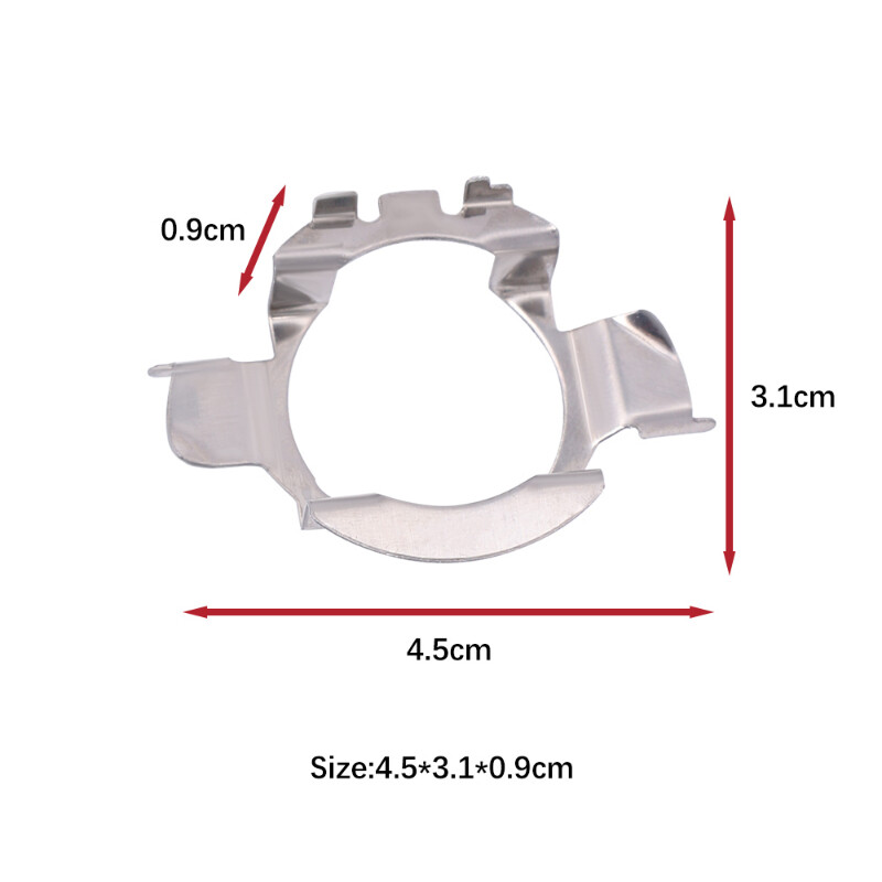 2vnt H7 LED priekinių žibintų lemputės pagrindo laikiklio adapterio lizdo laikiklis, skirtas BMW/Audi/Bens/VW/Buick/Nissan Qashqai Carnival priekinių žibintų dalims