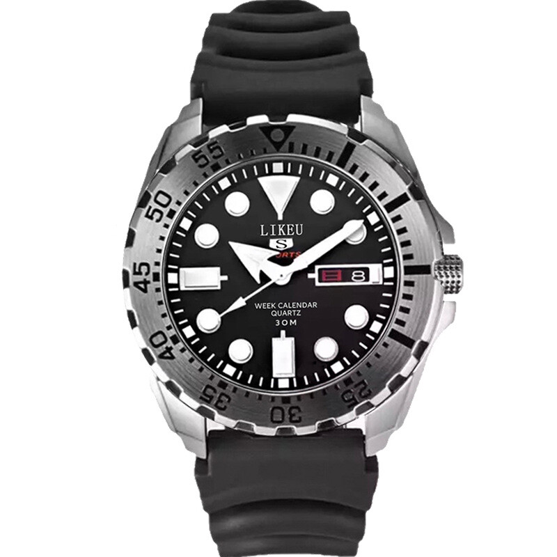 Ανδρικό ρολόι Seiko Νο. 5 Φωτεινό αδιάβροχο Dual Calendar Water Ghost ρολόι καταδύσεων Ανδρικό ρολόι Junior Student Quartz Hand