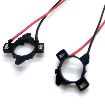 NHAUTP 2Pcs H7 LED Αντάπτορες λαμπτήρων προβολέων για βάσεις συγκράτησης φώτων αυτοκινήτου VW Caddy