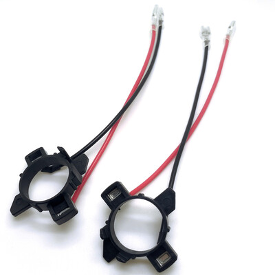 NHAUTP 2vnt H7 LED priekinių žibintų lempučių adapterių laikikliai VW Caddy automobilių žibintų laikikliams