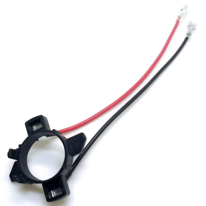 NHAUTP 2vnt H7 LED priekinių žibintų lempučių adapterių laikikliai VW Caddy automobilių žibintų laikikliams