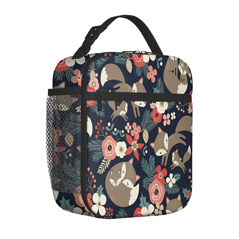 Karštas tarpvalstybinis išpardavimas mažas pradinės mokyklos lapės maisto krepšys vaikiškas nešiojamas pečių krepšio izoliacinė dėžutė lauke stovyklavimo krepšys