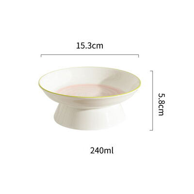 Pakeltas kačių dubuo Paaukštintas kačių maisto dubuo Stabilus Apsaugokite augintinio stuburą Patvarus naminių gyvūnėlių maitinimo indas Kačiukas Vandens dubuo katėms Šunims