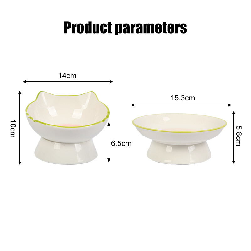 Pakeltas kačių dubuo Paaukštintas kačių maisto dubuo Stabilus Apsaugokite augintinio stuburą Patvarus naminių gyvūnėlių maitinimo indas Kačiukas Vandens dubuo katėms Šunims