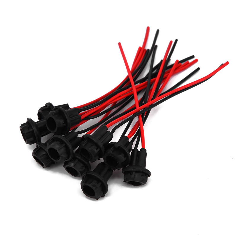 10 vnt T10 automobilio lizdo jungtis Rombiniai lizdai Juodos galvutės rombiniai lizdai, skirti visiems automobilių modeliams, skirti naudoti įvairiuose automobilių modeliuose