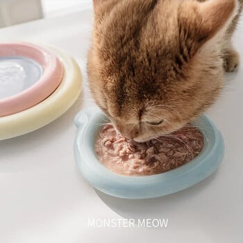 Pet Cat Star Bowl Карикатура Домашен любимец Питейна вода Купа за хранене Керамика Котешка храна Кучешка храна Прибори Котка Куче Стоки за домашни любимци Аксесоари