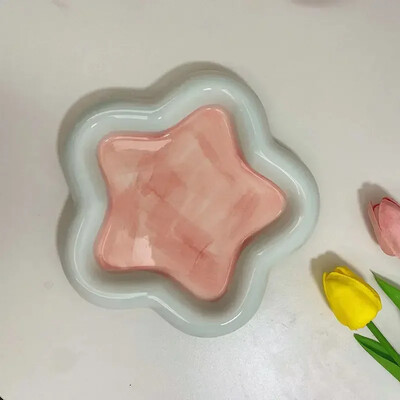 Animal de companie, pisică, stea, bol, desene animate pentru animale de companie, apă potabilă, bol pentru hrănire, ceramică, mâncare pentru pisici, ustensile pentru hrana pentru câini, pisică, câine, accesorii pentru animale de companie