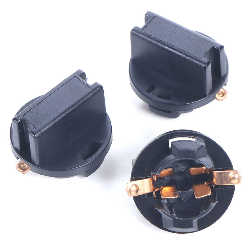 10 vnt T10 lizdas prietaisų skydelis prietaisų skydelis lizdas T10 W5W 168 192 194 susukamas užraktas pleišto pagrindai lempos prietaisų skydelio lemputės kištukas "Automotivos"