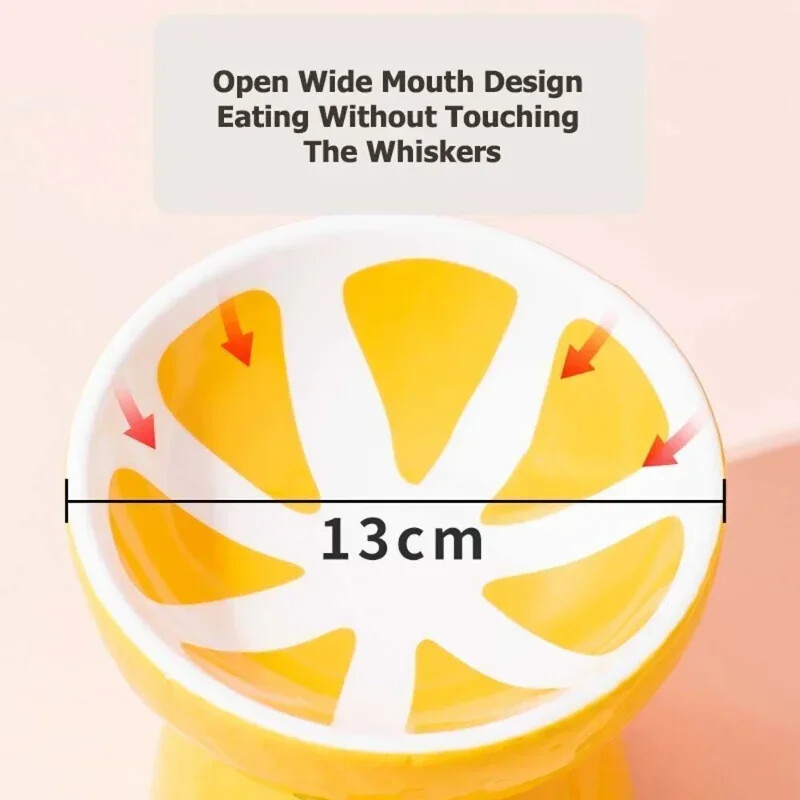 Keramička zdjela za mačke štiti cervikalni vrat, pije vodu, jede grickalice za pse, iskrivljena usta, zdjela za žitarice s visokim nogama, proizvodi za kućne ljubimce, zdjela za mačke